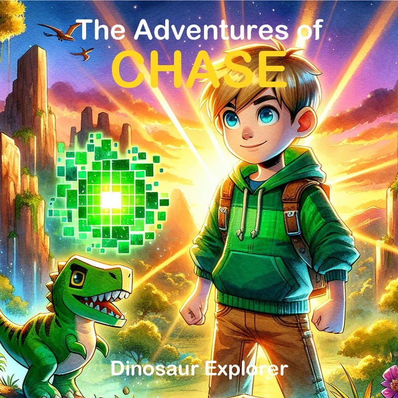 Adventures of Chase: Dinosaur Explorer — sample personalized book