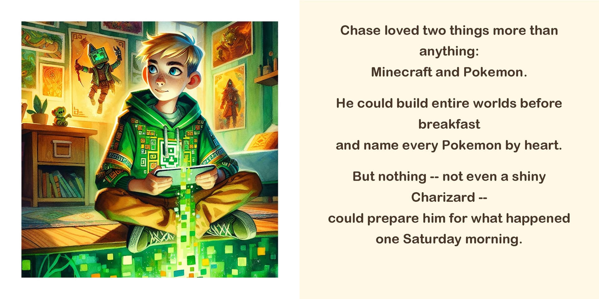 Pages 1–2 — Adventures of Chase: Dinosaur Explorer